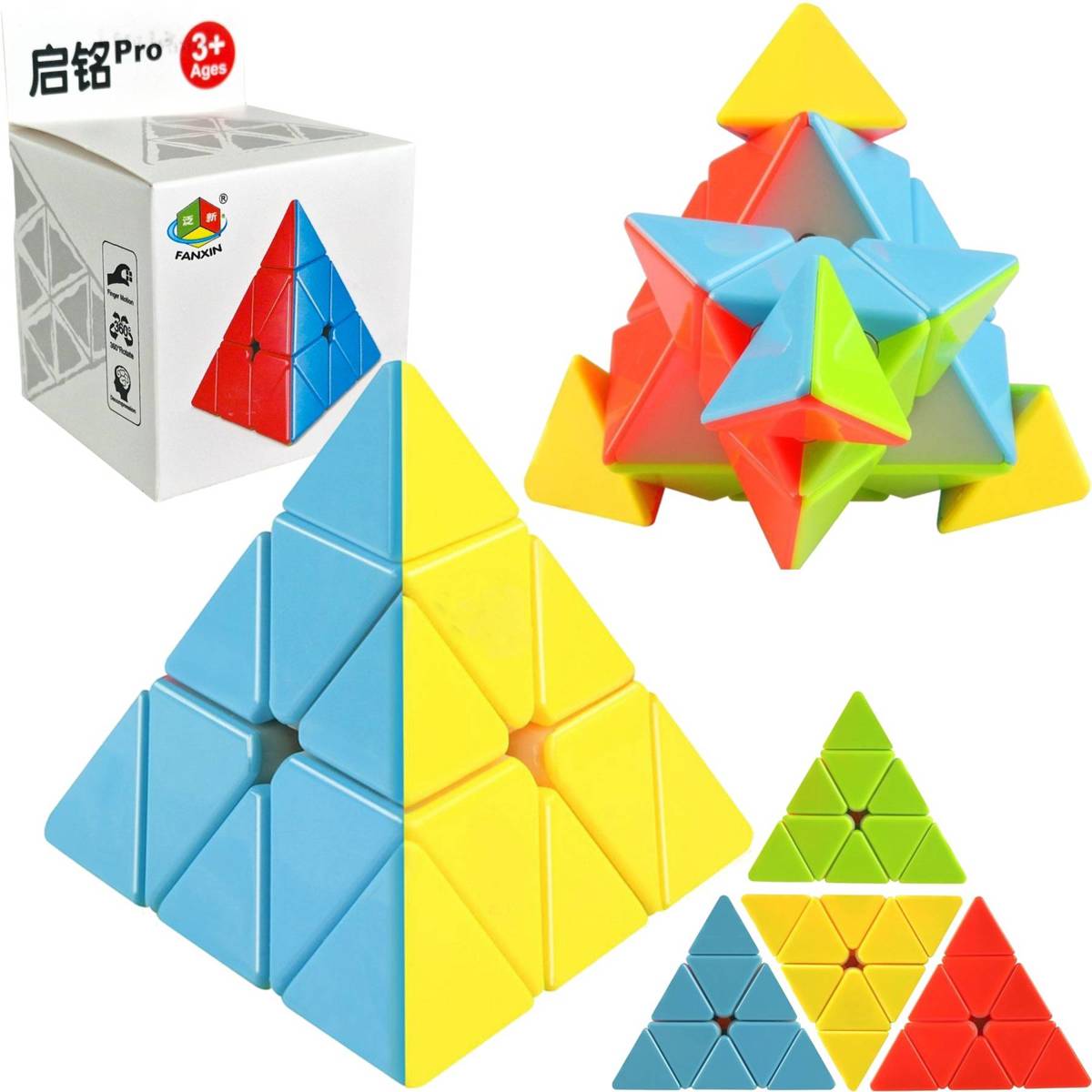 Kostka Moyu pyraminx piramida 3x3 trójkąt układanka pro
